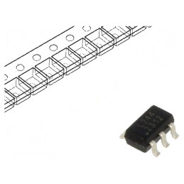 Diodă TVS SOT23-6 6V 0,225W pentru Protecție ESD - Rola 4Bande | Electronic-mag.ro | Componente Electronice