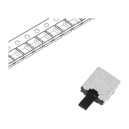 Comutator cu senzor Poz 2 SPST 0,01A/5VDC, Terminație curbată, Rezistență 500mΩ | Electronic-mag.ro | Componente Electronice