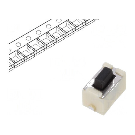 Microîntrerupător TACT SPST 0,05A 12VDC SMT 5mm EVQ5 - Comutator Compact pentru Aplicații Electrice | Electronic-mag.ro | Componente Electronice