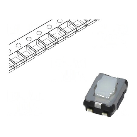 Microîntrerupător TACT SPST 0,02A/15VDC SMT Pozitie 2,5mm | Electronic-mag.ro | Componente Electronice
