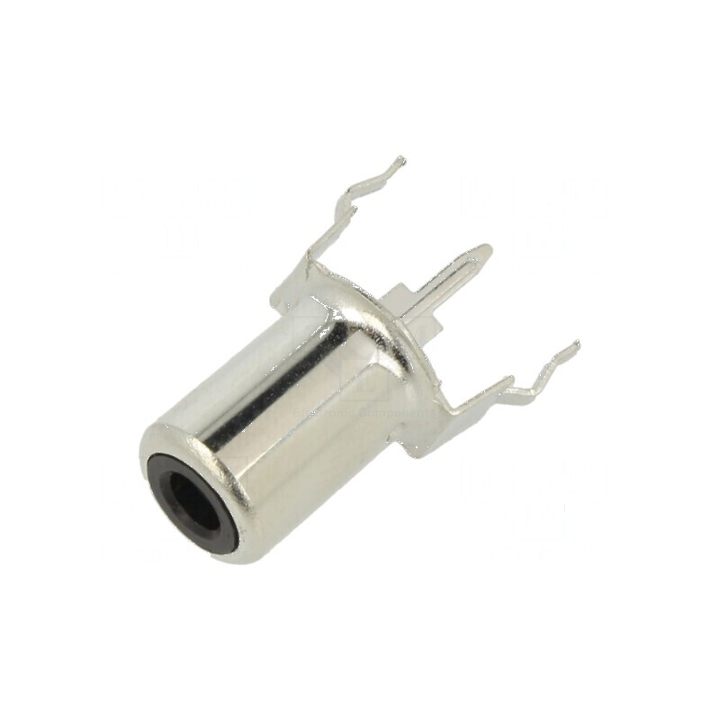 Conector RCA soclu mamă drept THT nichelat, negru - Accesoriu audio de înaltă calitate | Electronic-mag.ro | Componente Electronice
