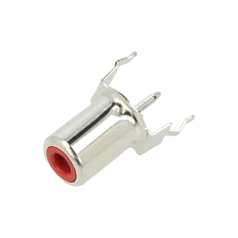 Conector RCA Soclu Mamă Drept THT Nichelat cu Etichetă Roșie - Componentă Audio Video | Electronic-mag.ro | Componente Electronice Conector RCA Soclu Mamă Drept THT Nichelat cu Etichetă Roșie - Componentă Audio Video | Electronic-mag.ro | Componente Electronice