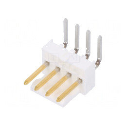 Conector Cablu-Placă Soclu Tată KK 254 2,54mm PIN 4 THT 4A pentru Circuite Electronice | Electronic-mag.ro | Componente Electronice