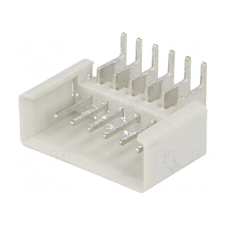 Conector IDC Soclu Tată 6 PIN 90° THT Cositorit - Componente Electronice Profesionale | Electronic-mag.ro | Componente Electronice