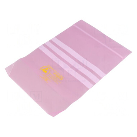 Pungă de protecție ESD din polietilenă, dimensiuni 200mm x 150mm, grosime 75um | Electronic-mag.ro | Componente Electronice