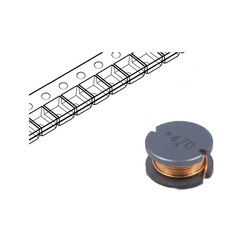 Inductor SMD 270uH 570mA ±10%, Q: 12, Dimensiuni Ø 10mm, H 6mm, Rezistență 970mΩ | Electronic-mag.ro | Componente Electronice Inductor SMD 270uH 570mA ±10%, Q: 12, Dimensiuni Ø 10mm, H 6mm, Rezistență 970mΩ | Electronic-mag.ro | Componente Electronice