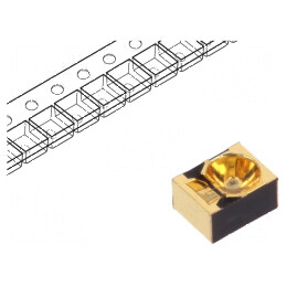 Emitator IR 950nm Transparent 55mW 10° SMD 70mA 1,6÷2,4V pentru Aplicații Optice | Electronic-mag.ro | Componente Electronice