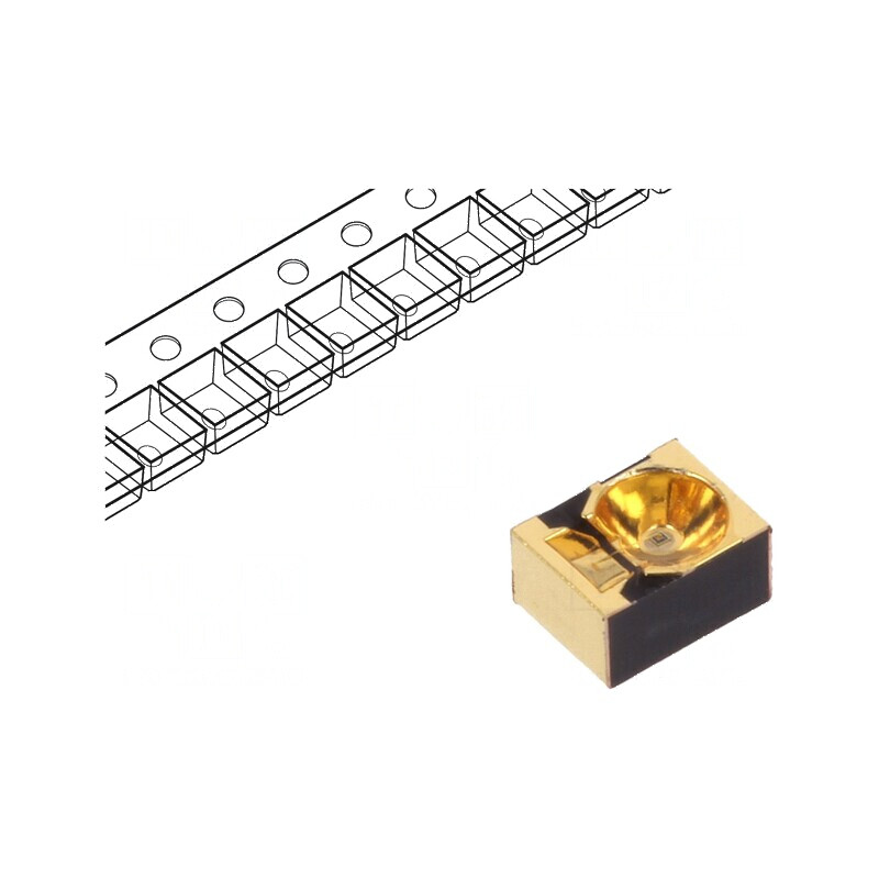 Emitator IR 950nm Transparent 55mW 10° SMD 70mA 1,6÷2,4V pentru Aplicații Optice | Electronic-mag.ro | Componente Electronice