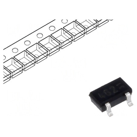 Senzor Hall cu clichet SC59 - Interval de măsurare 3,5÷3,5mT, Alimentare 2,7÷18VDC, SMT | Electronic-mag.ro | Componente Electronice