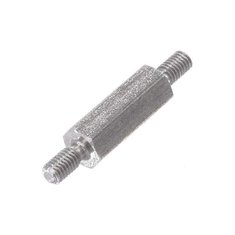 "Piuliță Distanțieră Filetată Hexagonală 15mm, Filet Exterior M3" | Electronic-mag.ro | Componente Electronice