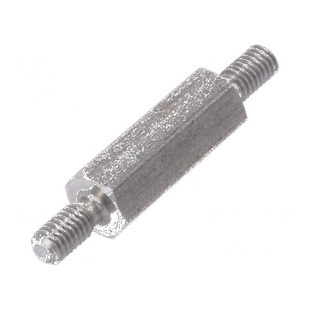 "Piuliță Distanțieră Filetată Hexagonală 15mm, Filet Exterior M3" | Electronic-mag.ro | Componente Electronice