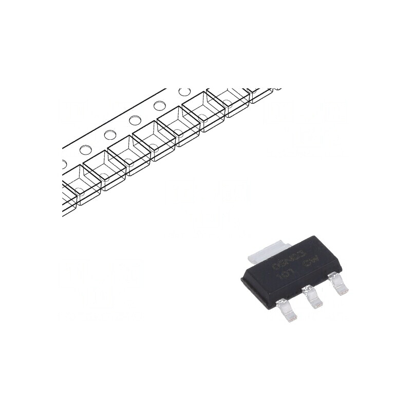 Tranzistor N-MOSFET unipolar 30V 5A 1,1W SOT223 - Componente electronice de înaltă performanță | Electronic-mag.ro | Componente Electronice