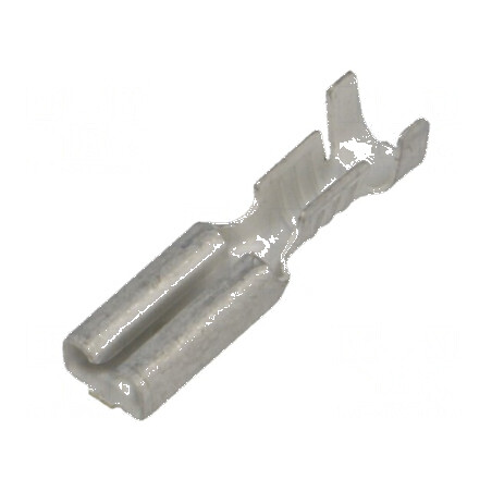 Terminal plat 2,8mm 0,8mm mamă 0,5-1mm² pentru crimpare cablu | Electronic-mag.ro | Componente Electronice