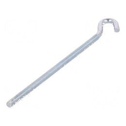 Cârlig în Unghi din Oțel Zincat 150mm - Accesoriu Durabil pentru Montaj | Electronic-mag.ro | Componente Electronice
