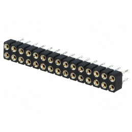 Conector Şiruri Pini Soclu Mamă PIN 30 Contacte Întoarse - Componentă Electronică de Conectare | Electronic-mag.ro | Componente Electronice