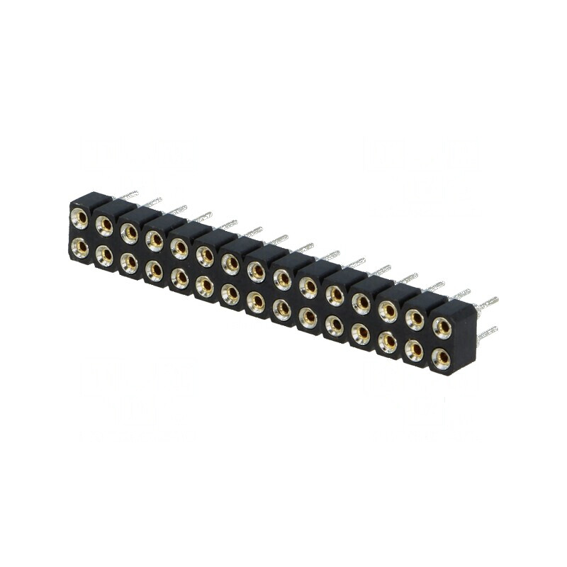 Conector Şiruri Pini Soclu Mamă PIN 30 Contacte Întoarse - Componentă Electronică de Conectare | Electronic-mag.ro | Componente Electronice