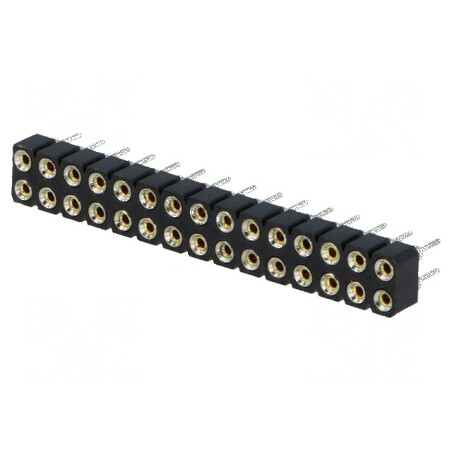 Conector Şiruri Pini Soclu Mamă PIN 30 Contacte Întoarse - Componentă Electronică de Conectare | Electronic-mag.ro | Componente Electronice