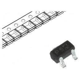 Diodă TVS rețea 6V 5A 125W dublă, anod comun SC75 - Protecție ESD | Electronic-mag.ro | Componente Electronice
