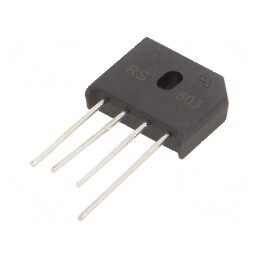 Punte Redresoare Monofazată Urmax 200V, 6A, 150A Ifsm - Componente Electrice Profesionale | Electronic-mag.ro | Componente Electronice