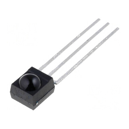 Receptor infraroșu integrat 38kHz 4,5-5,5V 45° pentru control la distanță | Electronic-mag.ro | Componente Electronice