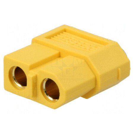Conector Alimentare DC XT60 Mamă cu 2 pini pentru PCB THT - Soclu de Înaltă Calitate | Electronic-mag.ro | Componente Electronice