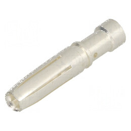 Pin mamă din aliaj de cupru argintat 3mm² Han E® crimpat 16A - Conector electric profesional | Electronic-mag.ro | Componente Electronice