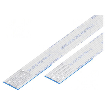 Bandă FFC Fire 1mm - 4 P Cablu cu Contacte pe Aceeași Parte | Electronic-mag.ro | Componente Electronice