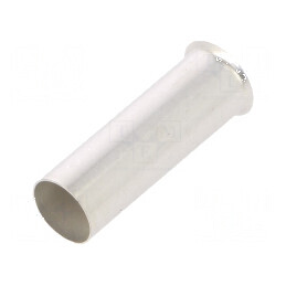 Vârf tub de capăt neizolat 25mm² - 25mm cositorit, crimpat, pentru conexiuni electrice profesionale | Electronic-mag.ro | Componente Electronice