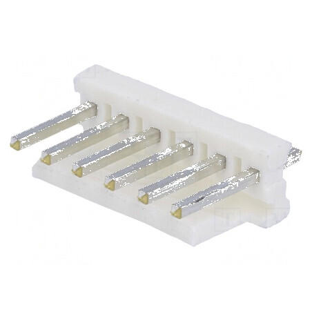 Conector cablu-placă soclu tată MTA-156 3,96mm 6 PIN THT - Componentă electronică de interfață | Electronic-mag.ro | Componente Electronice