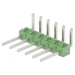 Conector AMPMODU MOD II - Şiruri Pini Tată PIN 6 THT | Electronic-mag.ro | Componente Electronice