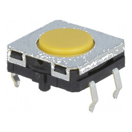 Microîntrerupător TACT SPST-NO 0,05A/24VDC THT - Pozitie 2 Fără Componentă | Electronic-mag.ro | Componente Electronice