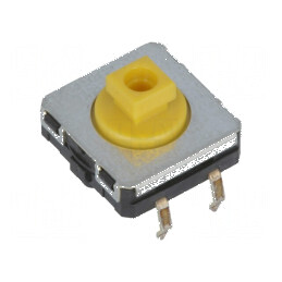 Microîntrerupător TACT SPST-NO 0,05A 24VDC THT - Pozitie 2, Fara Contact | Electronic-mag.ro | Componente Electronice