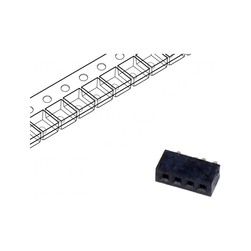 Conector SMT pentru şiruri pini soclu mamă orizontale 1mm - Componentă electronică profesională | Electronic-mag.ro | Componente Electronice Conector SMT pentru şiruri pini soclu mamă orizontale 1mm - Componentă electronică profesională | Electronic-mag.ro | Componente Electronice
