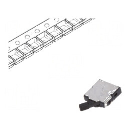 Comutator cu senzor Poz 2 SPST 0,01A/5VDC pentru PCB, rezistență termică 500mΩ | Electronic-mag.ro | Componente Electronice