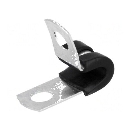 Clipsuri Øbuclă din oțel, diametru 4,8mm, lățime 12,7mm, orificiu montaj 6,7mm | Electronic-mag.ro | Componente Electronice