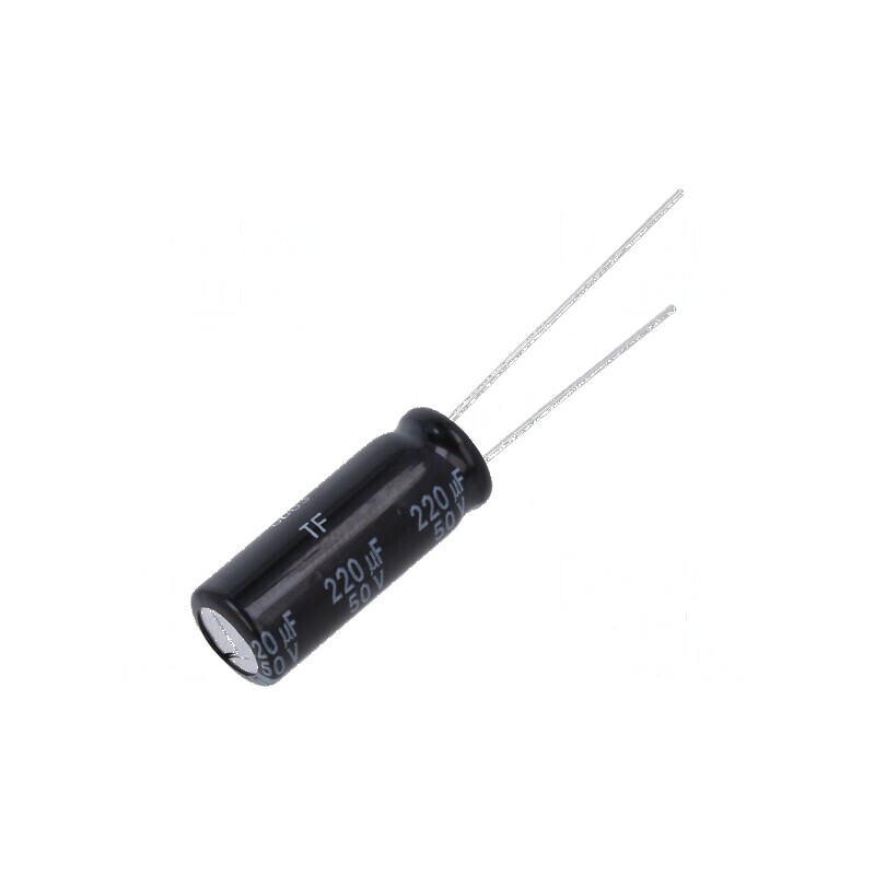 Condensator Electrolitic Low ESR THT 220uF 50VDC Ø8x20mm - Componentă Electronică de Înaltă Performanță | Electronic-mag.ro | Componente Electronice Condensator Electrolitic Low ESR THT 220uF 50VDC Ø8x20mm - Componentă Electronică de Înaltă Performanță | Electronic-mag.ro | Componente Electronice