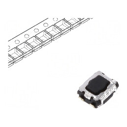 Microîntrerupător TACT SPST Poz: 2 SMT 2,9x3,5x1,4mm fără 1N - Comutator Compact pentru Circuit Elektronic | Electronic-mag.ro | Componente Electronice