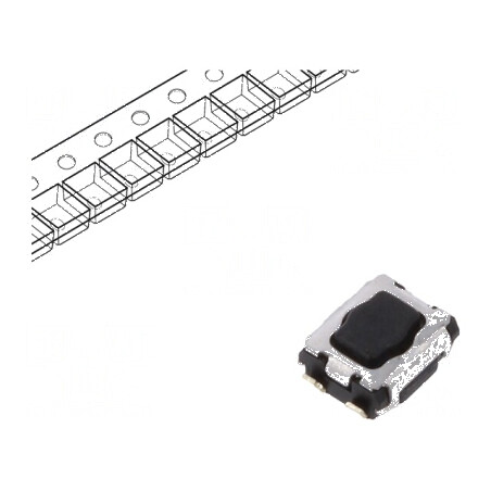 Microîntrerupător TACT SPST Poz: 2 SMT 2,9x3,5x1,4mm fără 1N - Comutator Compact pentru Circuit Elektronic | Electronic-mag.ro | Componente Electronice