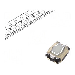 Microîntrerupător TACT SPST Poz: 2 SMT 3,5N 1,7mm EVPAA - Comutator Compact pentru Aplicații Electronice | Electronic-mag.ro | Componente Electronice