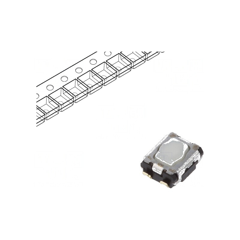 Microîntrerupător TACT SPST Pozitie 2 SMT 3,5N 1,7mm EVPAA - Comutator Compact pentru Aplicații Electronice | Electronic-mag.ro | Componente Electronice