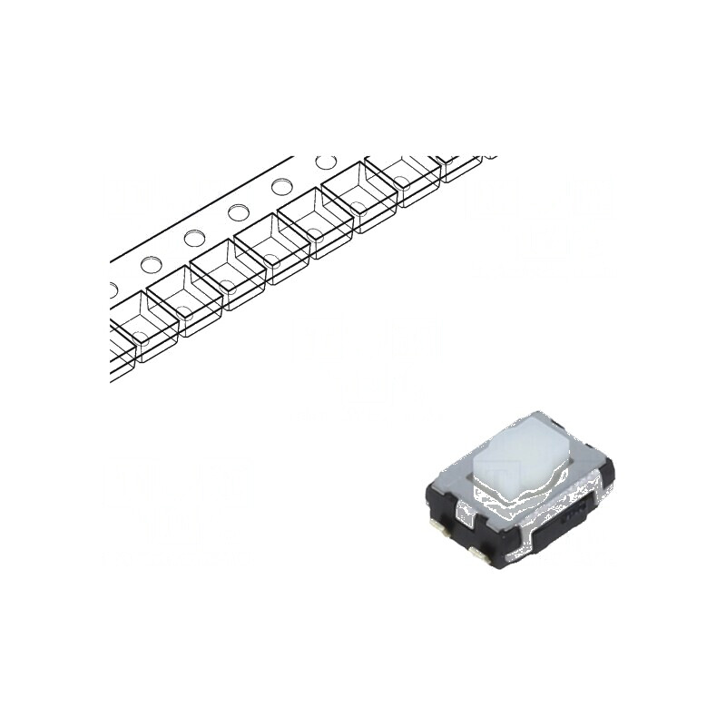 Microîntrerupător TACT SPST 0,02A/15VDC SMT Poz. 2,5mm - Comutator Compact pentru Aplicații Electrice | Electronic-mag.ro | Componente Electronice Microîntrerupător TACT SPST 0,02A/15VDC SMT Poz. 2,5mm - Comutator Compact pentru Aplicații Electrice | Electronic-mag.ro | Componente Electronice