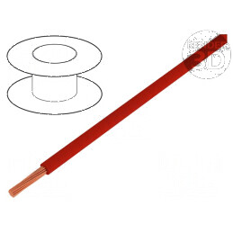 Cablu H07V-K cu Litaj de 1,5mm², PVC Roșu, 450V/750V, 500m, Clasa 5 | Electronic-mag.ro | Componente Electronice