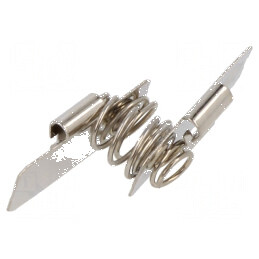 Contact cu arc pentru baterii A23, A27, AAA, AAAA, N, R03 - Nr. bat: 2 cu împingere | Electronic-mag.ro | Componente Electronice
