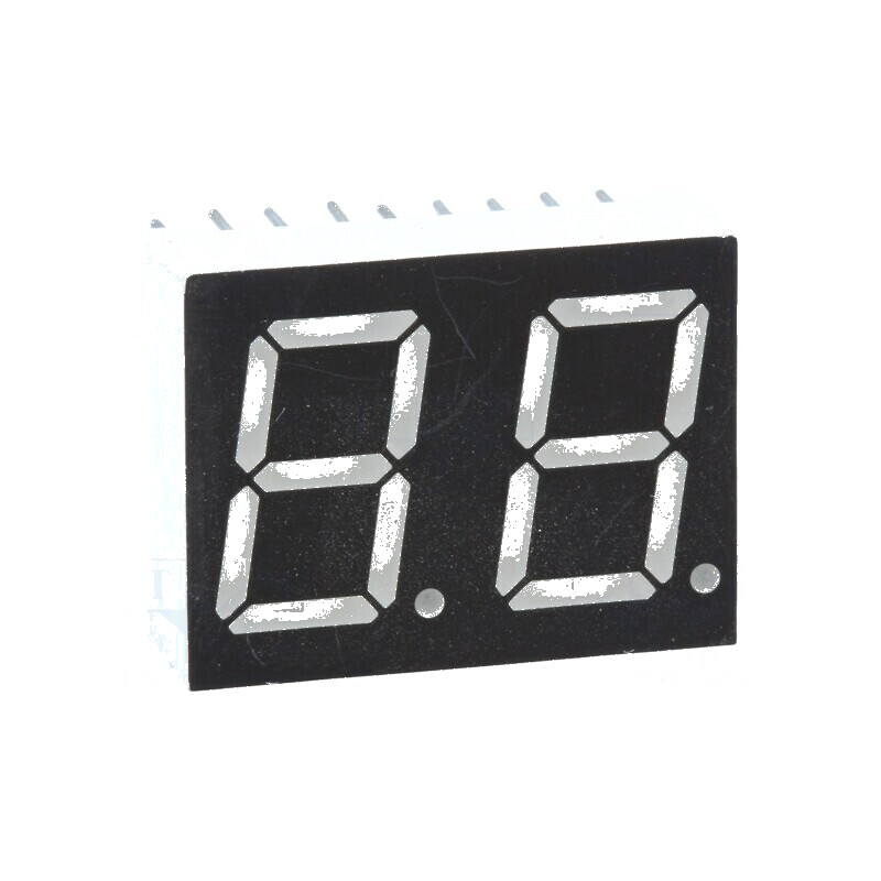 Afişaj LED 7 segmente 14,22mm 0,56 Nr.car: 2 Verde 6mcd pentru proiecte electronice | Electronic-mag.ro | Componente Electronice Afişaj LED 7 segmente 14,22mm 0,56 Nr.car: 2 Verde 6mcd pentru proiecte electronice | Electronic-mag.ro | Componente Electronice