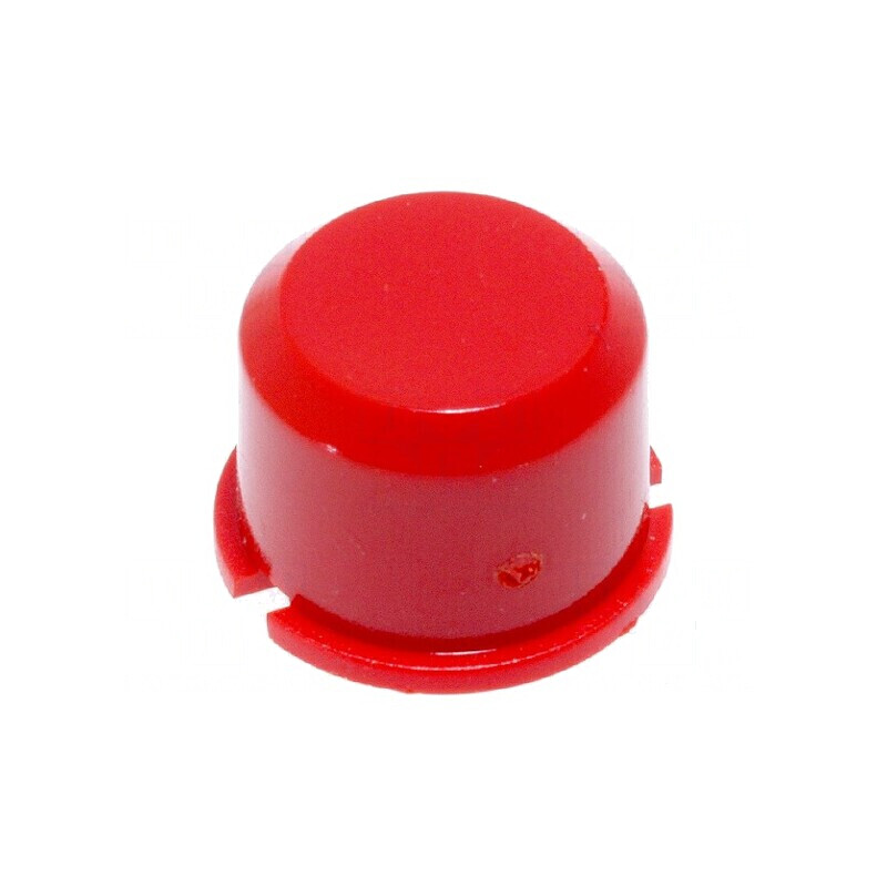 Tastă rotundă roșie din plastic Ø9,6mm - Accesorii pentru electrocasnice | Electronic-mag.ro | Componente Electronice Tastă rotundă roșie din plastic Ø9,6mm - Accesorii pentru electrocasnice | Electronic-mag.ro | Componente Electronice