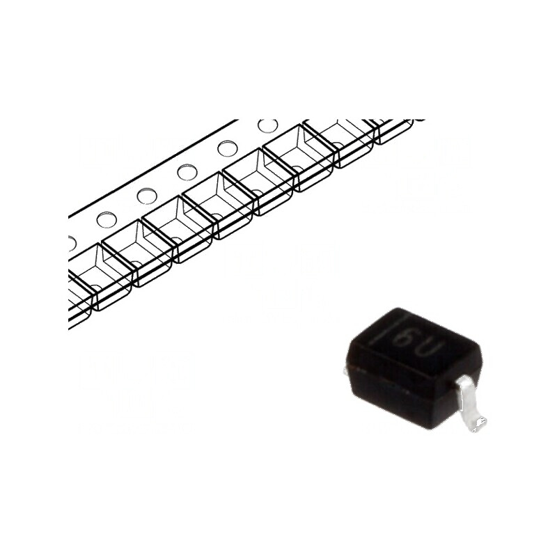 Diodă TVS Unidirecțională 350W 13,3V 15A SOD323 - Rola/Bandă | Electronic-mag.ro | Componente Electronice Diodă TVS Unidirecțională 350W 13,3V 15A SOD323 - Rola/Bandă | Electronic-mag.ro | Componente Electronice