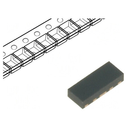 Diodă TVS rețea 3A uDFN10 - 4 Rolă, Bandă SPA® Diodes ESD pentru Protecție Electrostatică | Electronic-mag.ro | Componente Electronice