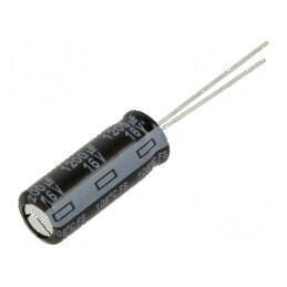 Condensator Electrolitic Low ESR THT 1200uF 16V 8x20mm - Componentă Electronică de Înaltă Performanță | Electronic-mag.ro | Componente Electronice
