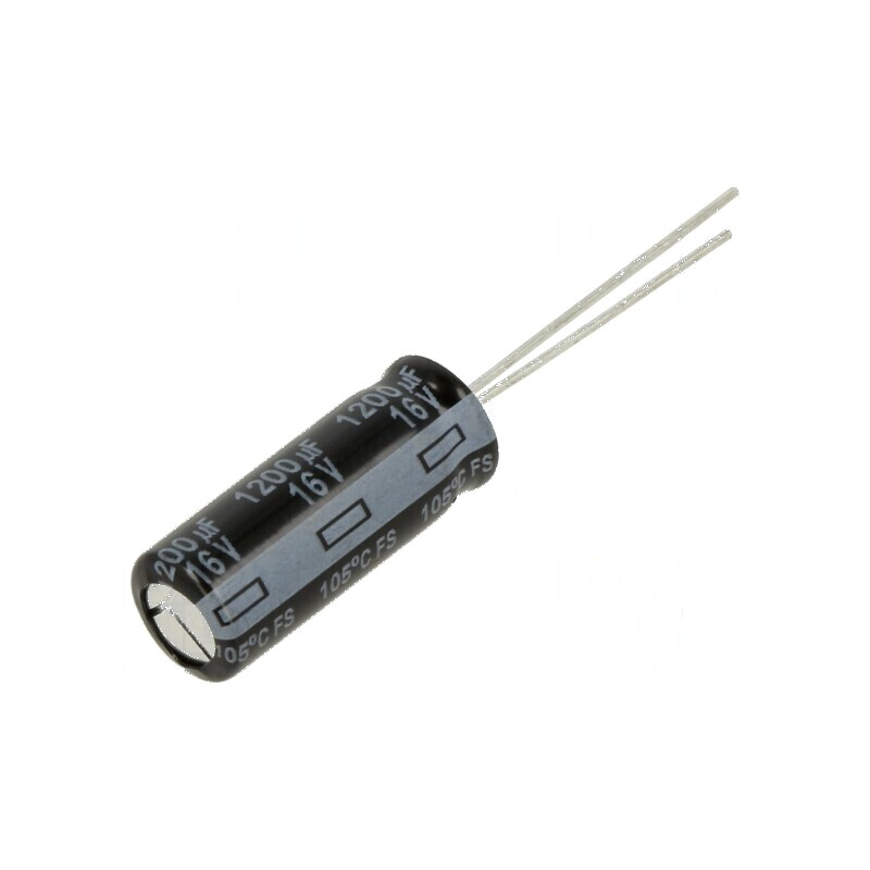 Condensator Electrolitic Low ESR THT 1200uF 16V 8x20mm - Componentă Electronică de Înaltă Performanță | Electronic-mag.ro | Componente Electronice