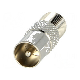 Adaptor F Coaxial 9,5mm cu Mufă pentru Conexiuni Electrice | Electronic-mag.ro | Componente Electronice